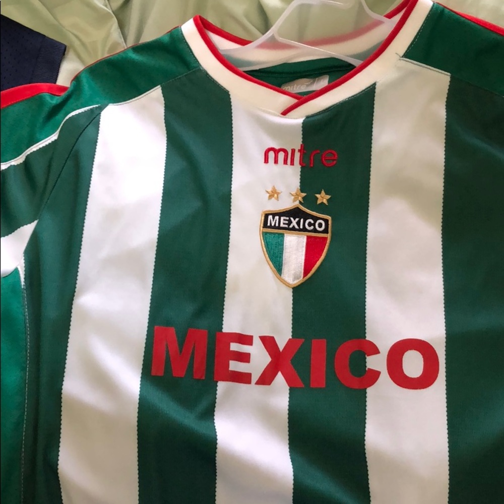 Mitre Mexico fan warmup jersey - Large
